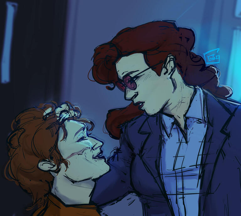 Femme daredevil and bullseye